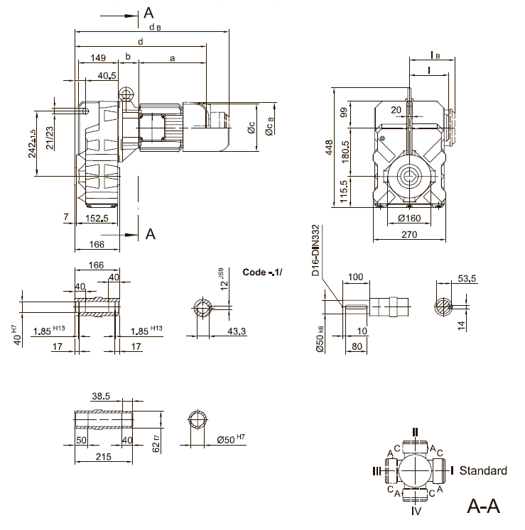 Вариант исполнения с литым моментным рычагом Вариант исполнения с литым моментным рычагом