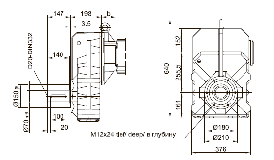 Фланец с резьбовыми отверстиями Фланец с резьбовыми отверстиями