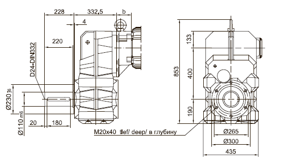 Фланец с резьбовыми отверстиями Фланец с резьбовыми отверстиями