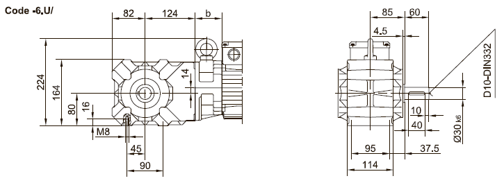 Лапы с резьбовыми отверстиями внизу Лапы с резьбовыми отверстиями внизу