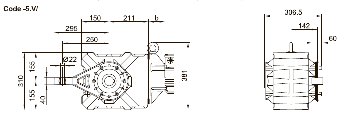 Исполнение с моментным рычагом Исполнение с моментным рычагом