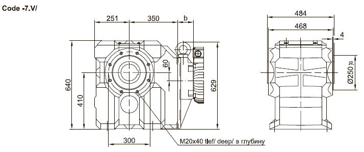 Фланец резьбовыми отверстиями впереди Фланец резьбовыми отверстиями впереди